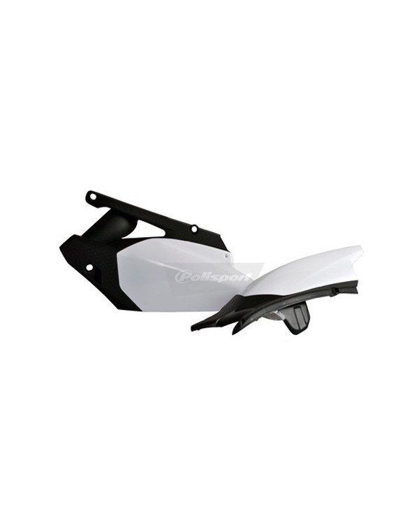 TAPAS LATERALES YZ450F (10-13) Negro/Blanco