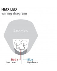 PORTAFAROS HMX LED Negro