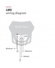 PORTAFAROS LMX Negro