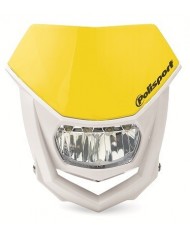 PORTAFAROS HALO LED Amarillo RM 01/Blanco