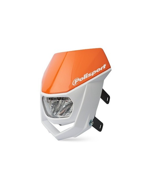 PORTAFAROS HALO LED Naranja KTM/Blanco
