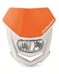 PORTAFAROS HALO LED Naranja KTM/Blanco