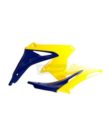 TAPAS RADIADOR RMZ450 (08-17) Azul/Amarillo RM01