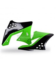 TAPAS RADIADOR KX250F (09-12) Negro/Verde 05