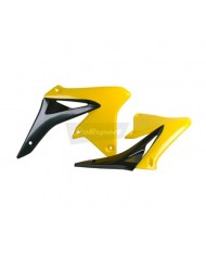 TAPAS RADIADOR RMZ250 (10-18) Negro/Amarillo RM01