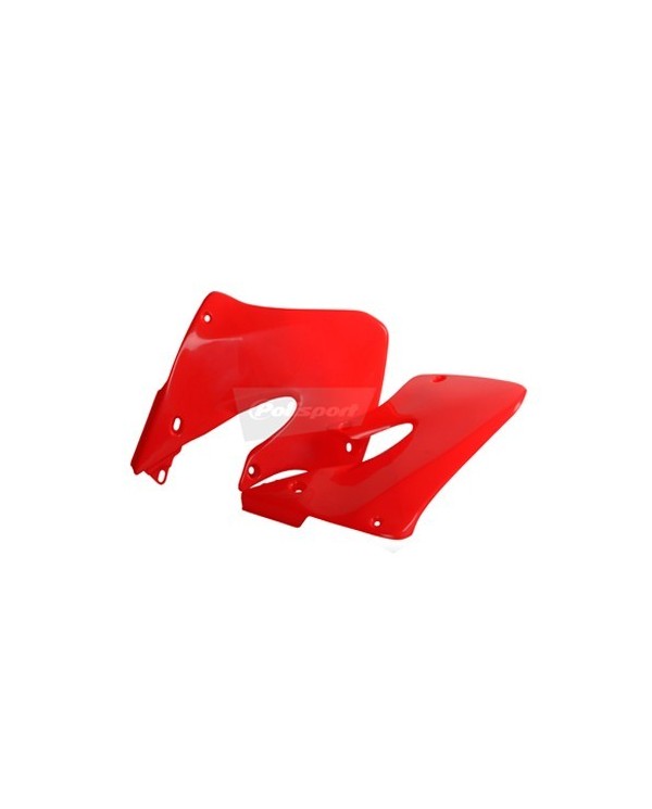 TAPAS RADIADOR CR125R(98-99) 250R(97-99) Rojo Fluor