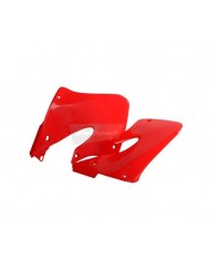 TAPAS RADIADOR CR125R(98-99) 250R(97-99) Rojo Fluor