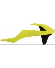 TAPAS RADIADOR SX/SX-F/XC-F(16-18) EXC/EXC-F/XC(17-19) Amarillo Flúor