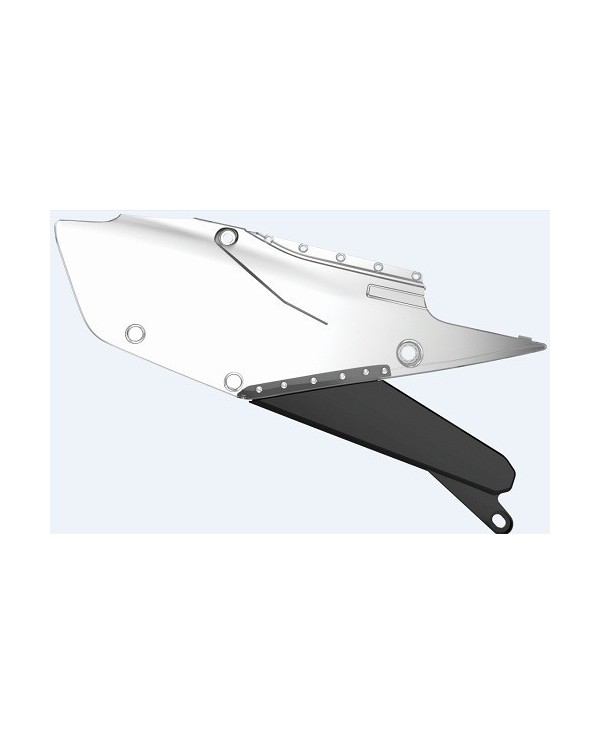 TAPAS LATERALES YZ250F(19) 450F (18-19) Transparente/Negro