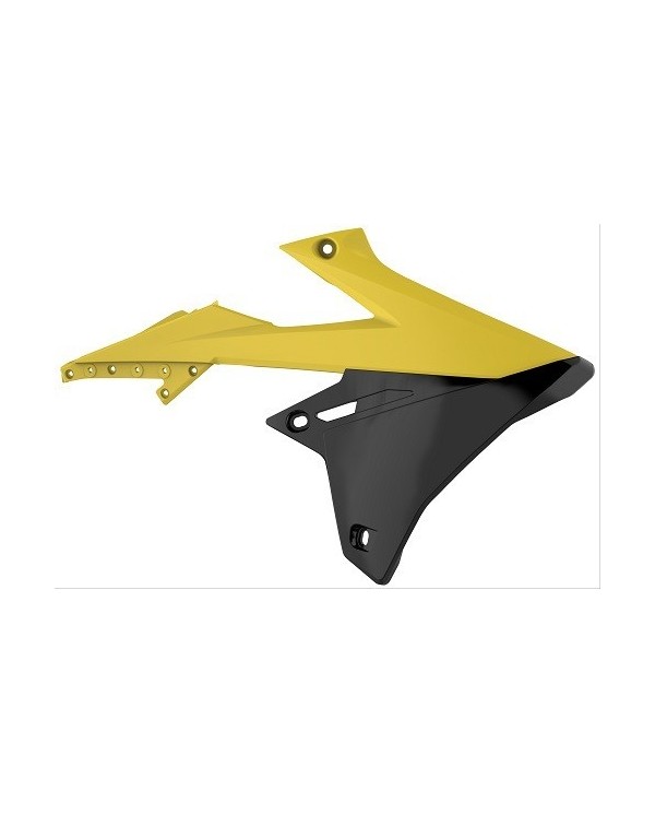 TAPAS RADIADOR RMZ450 (18-19) Amarillo RM01/Negro
