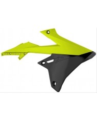 TAPAS RADIADOR RMZ450 (18-19) Amarillo Flúor/Negro