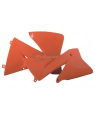 TAPAS RADIADOR EXC (01-02) Naranja KTM