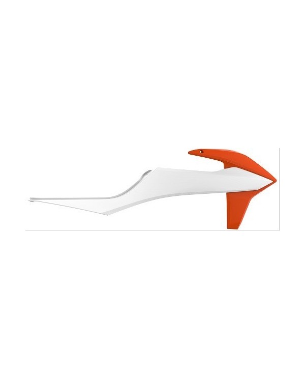 TAPAS RADIADOR SX/SX-F/XC/XC-F (19) Naranja ork16/Blanco