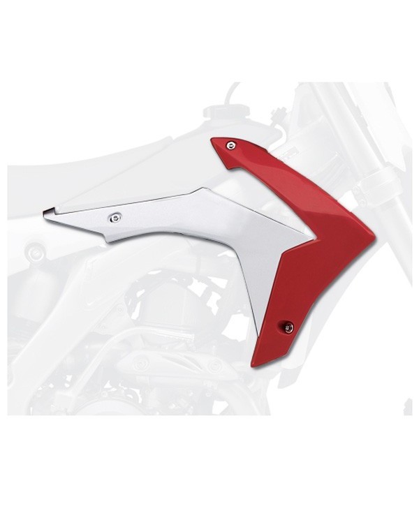 TAPAS RADIADOR CRF450R (02-04) Rojo CR04