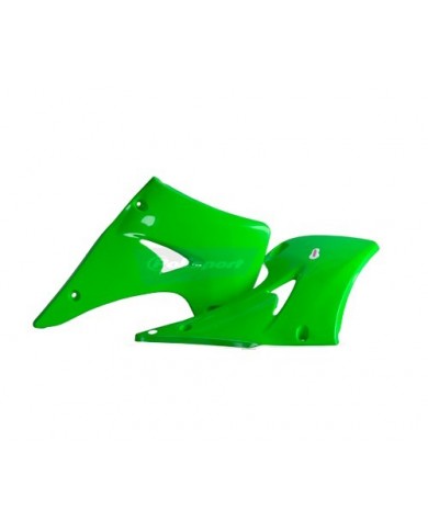 TAPAS RADIADOR KX125/250 (03-08) Verde 05