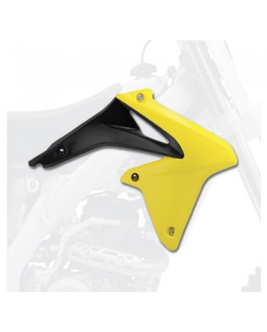 TAPAS RADIADOR RM65(03-05) DR-Z110(03-06) Amarillo RM01