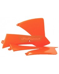 TAPAS RADIADOR SX65(02-08) XC65(08) Naranja KTM