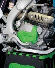 PROTECTOR TAPA EMBRAGUE KAWASAKI KX250F(09-20) Verde 05