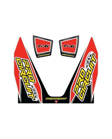 Adhesivo escape Pro Circuit TI-6  Kawa kxf 250 -450,DC14TI6