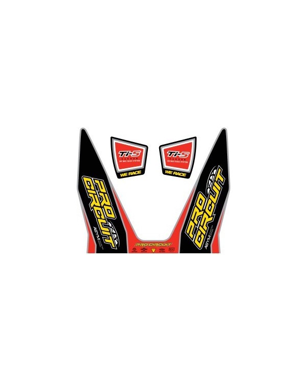 Adhesivos para escape Pro Circuit TI-T-5 Race System 12 TI-5 Titanium 12