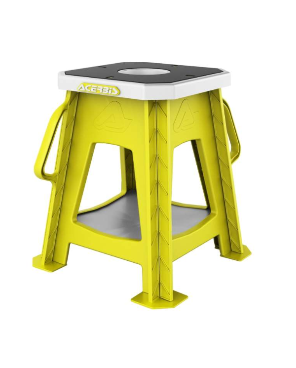 CABALLETE ACERBIS KUBRO CON SOPORTE BIDÓN LLENADO SPEEDY AMARILLO FLÚOR