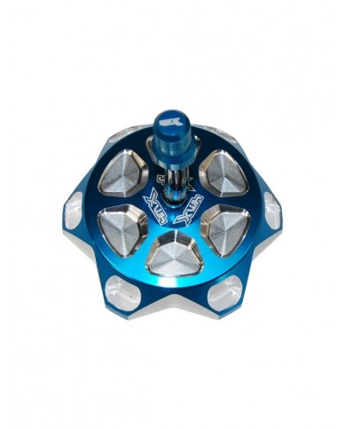 Tapón De Depósito 4MX Yamaha YZ 125/250 96-01 YZ/WR 250 01-02 F Suzuki RMZ 250 07-09 Azul