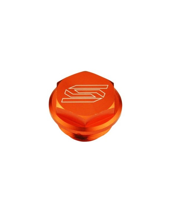 Tapa Bomba Freno Tras.  SCAR KTM EXC/F-SX/F 125-525 04-19 Naranja