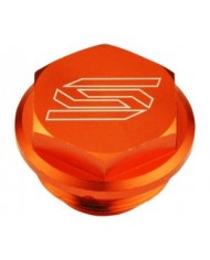 Tapa Bomba Freno Tras.  SCAR KTM EXC/F-SX/F 125-525 04-19 Naranja