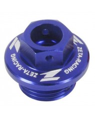 Tapón Llenado Aceite Zeta Honda Yamaha Azul