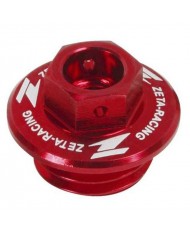 Tapón Llenado Aceite Zeta Honda Yamaha Rojo