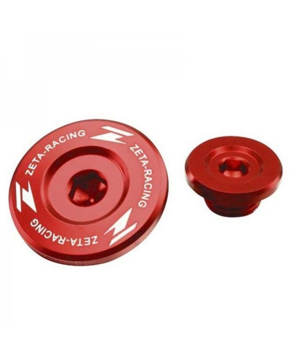 Tapas de Motor Zeta Honda CRF 250 R 04-17 CRF 450 R 02-16 Rojo