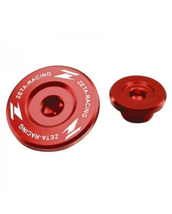 Tapas de Motor Zeta Kawasaki KX 250 F 11-.. KX 450 F 09-.. KLX 450 R 08-15 Rojo