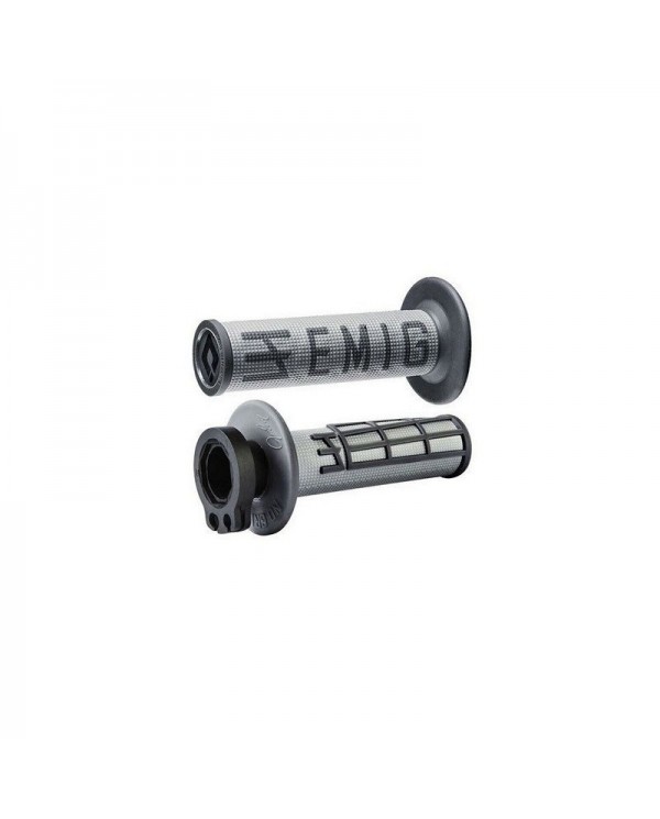 Puños ODI V2 Emig MX 2T/4T Negro/Gris