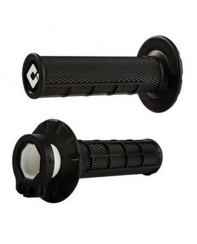 Puños ODI MX Lock On V2 Half Waffle 2/4 T Negro