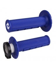 Puños ODI MX Lock On V2 Half Waffle 2/4 T Azul