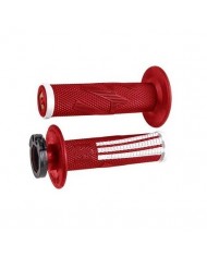 Puños ODI MX Pro Lock On V2 Emig 2/4 T Rojo/Blanco