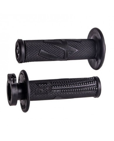 PUÑOS ODI V2 EMIG PRO V2 MX 2T/4T NEGRO/NEGRO