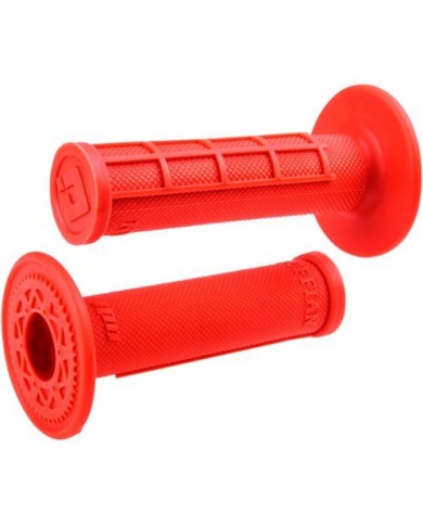 Puños ODI MX Ruffian Half Waffle Naranja Fluor