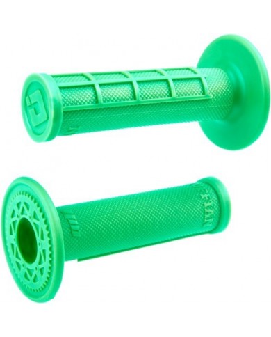 Puños ODI MX Ruffian Half Waffle Verde Fluor