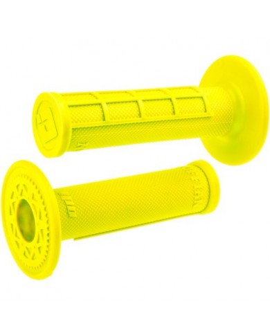 Puños ODI MX Ruffian Half Waffle Amarillo Fluor