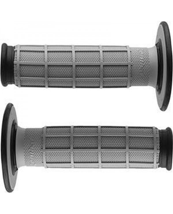 Puños Renthal Dual MX medio cuadradillo blando gris