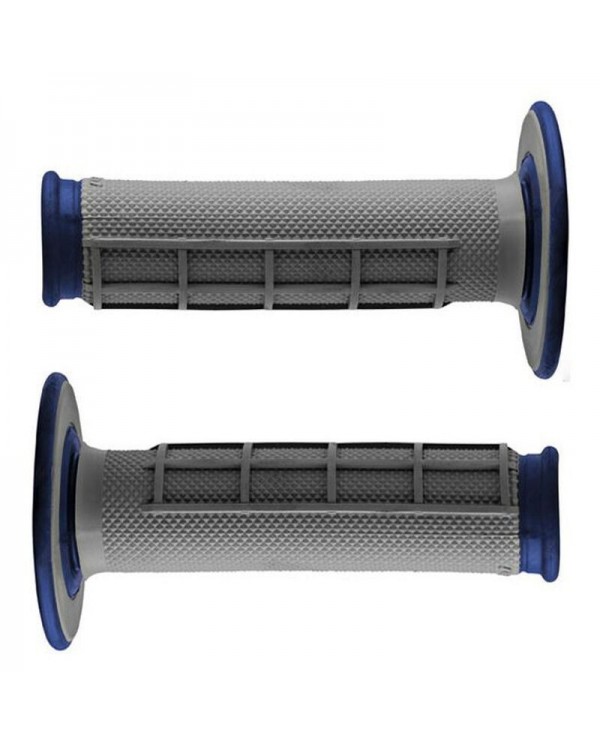 Puños Renthal Dual Half Waffle Medium Azul