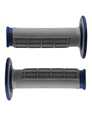 Puños Renthal Dual Half Waffle Medium Azul