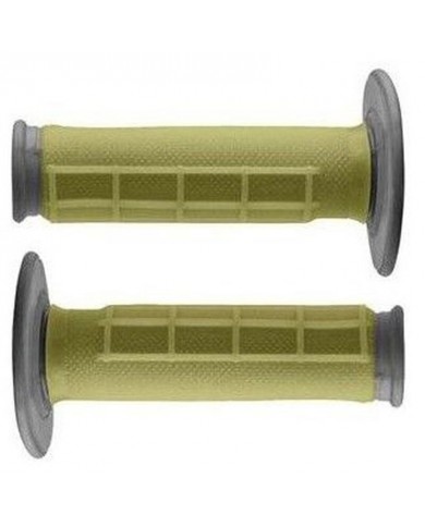 Puños Renthal Dual Kevlar MX medio cuadradillo gris