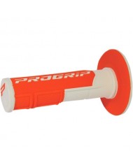 Puños Pro Grip 801 Blanco/Naranja Fluor