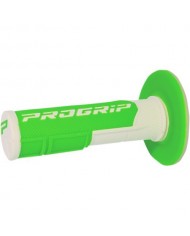 Puños Pro Grip 801 Blanco/Verde Fluor