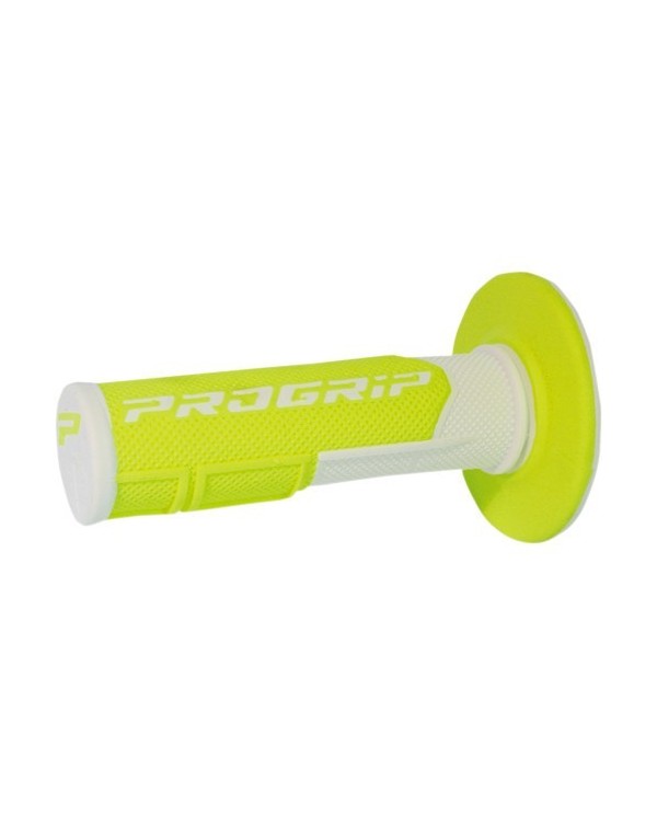 Puños Pro Grip 801 Blanco/Amarillo Fluor
