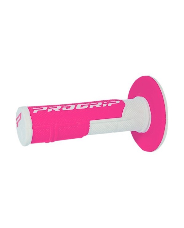 Puños Pro Grip 801 Blanco/Rosa Fluor