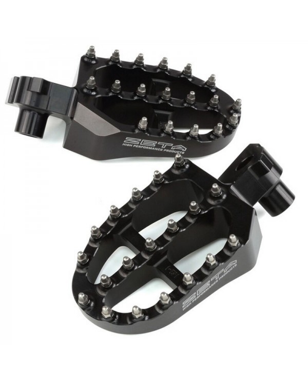 Estriberas Aluminio Zeta Yamaha YZ/YZF WR 250/450 F Negro
