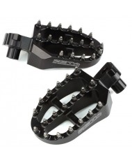 Estriberas Aluminio Zeta Yamaha YZ/YZF WR 250/450 F Negro
